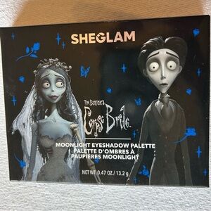 Tim Burton's Corpse Bride Moonlight Eyeshadow Palette Sheglam 12 Shades